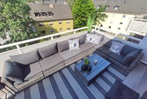 Gartenlounge Hans inkl. Auflagen und Esstisch Gartenmöbel Bild 2