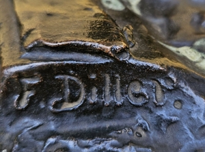 Fritz Diller Bronze Kailer Wildschwein