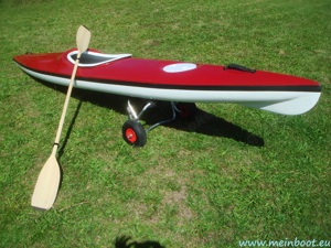Kajak 1er 450 Neu ! in rot Bild 8