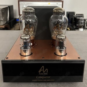 audio note conqueror silver low gain as new 300b tube amplifier with box&papers Bild 9