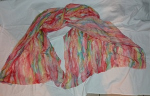 Verkaufe Seiden Tuch  Schal, Batik Optik