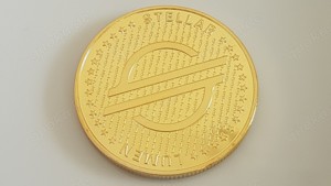 Stellar Lumens XLM Sammlermünze Kryptowährung Münzen Bitcoin XRP Bild 3