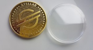 Stellar Lumens XLM Sammlermünze Kryptowährung Münzen Bitcoin XRP Bild 4