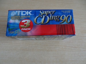 TDK Super CDing 90 Audio 3 Stück Kassette Neu & OVP  Bild 3