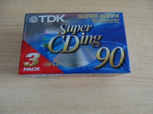 TDK Super CDing 90 Audio 3 Stück Kassette Neu & OVP 