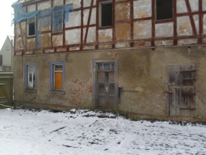 Bau - Gutachter, Statiker berät Fachwerk Haus Käufer in der Oberlausitz
