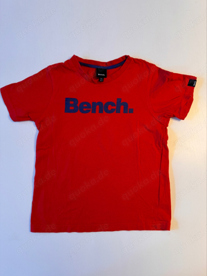 Rotes Bench-Shirt, 128