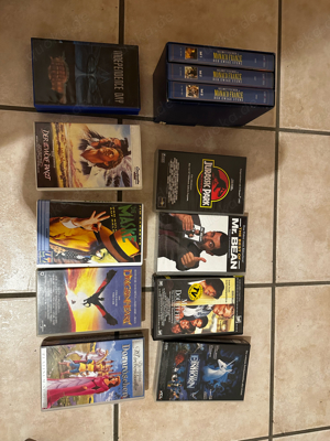 Verschiedene Filme auf VHS