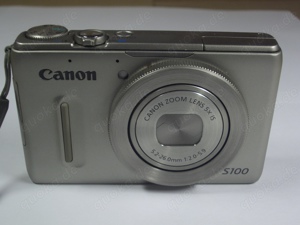 Canon PowerShot S100 Digitalkamera mit 1 Akku und Ladegerät