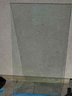Tischglasplatte 180 x 100 x 0,8 cm, Sicherheitsglas