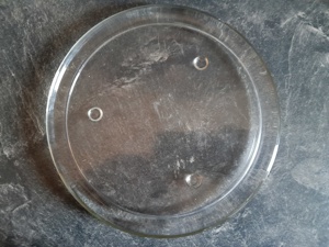 Glasteller- Kerzenteller