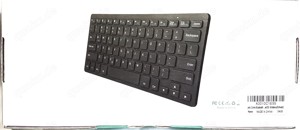 Bluetooth Tastatur 'WGJP-019B' + Tastaturschutz, QWERTZ, für PC, Laptop, Tablet usw. Bild 5