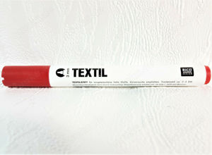 Textilstift rot, RICO, 3 mm, waschbar Stoffstift, Made in Germany
