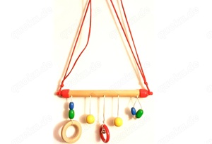 Spielzeug - Kinder Mobile, Holz, Glöckchen, bunt, Baby, Kleinkind