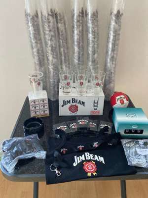 großes JIM BEAM Fan-Paket, 564 Teile!