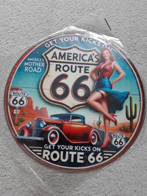 Blechschilder rund zur Deko Bild 3