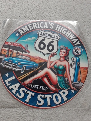 Blechschilder rund zur Deko Bild 2