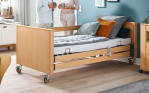Kurzfristig elekt. Pflegebett zur Miete Seniorenbett