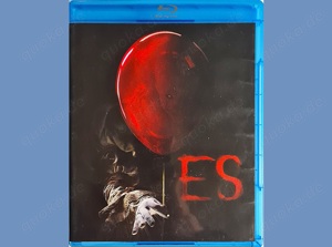 ES, Blu-ray, nach einem Stephen King-Buch, mit Bill Skarsgard, neuwertig