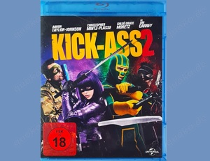 Kick-Ass 2, Blu-ray, mit Jim Carrey, Zustand: sehr gut