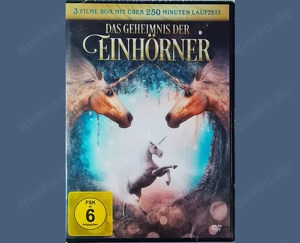 Das Geheimnis der Einhörner, DVD, 3 Filme, 250 min.