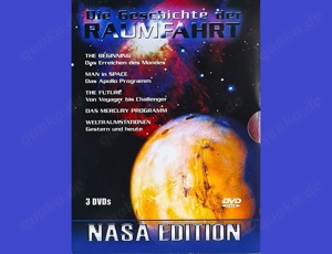 Die Geschichte der Raumfahrt (NASA-Edition), 3 DVD's, Zustand (Discs): sehr gut