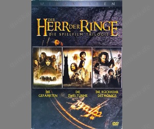 Herr der Ringe-Trilogie, 6 DVD-Box, Widescreen, neuwertig - neu