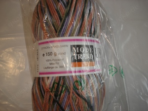 8 x 150 g Strickgarn, Wolle bunt neu OVP Bild 2