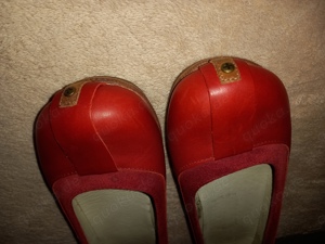 Dr. Martens Leder Pumps Gr.38 sehr guter Zustand rot Halbschuhe Bild 5