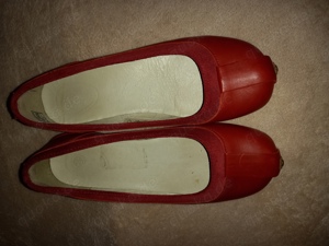 Dr. Martens Leder Pumps Gr.38 sehr guter Zustand rot Halbschuhe Bild 6