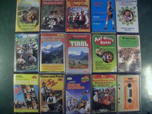 30 x Volks- Musik- Kassetten für Liebhaber rar!