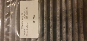 Mercedes-Benz A 210 830 08 18 Aktivkohlefilter