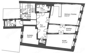 Geräumige 4-Zimmer-Wohnung mit Einbauküche und 2 Bädern