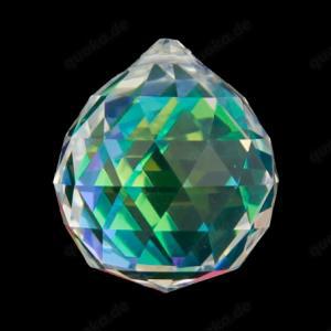 Kristallkugel, geschliffenes Glas Bild 2