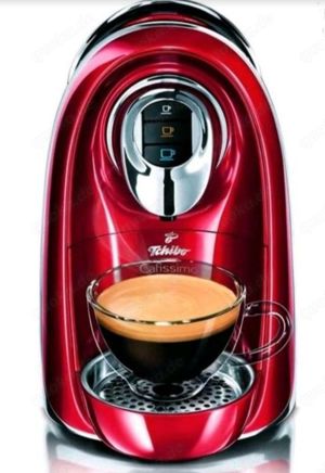 NEUw. KAFFEE Tchibo 295779 Cafissimo  Kapsel Maschine Rot Bild 2