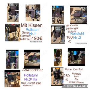 4Rollstühle für Erwachsene 