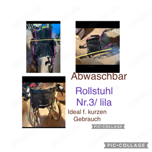 4Rollstühle für Erwachsene  Bild 3