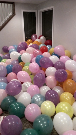 Luftballons zur Raumbefüllung