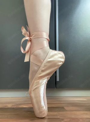 verkaufe meine getragenen Ballett Pointe Shoes schuhe