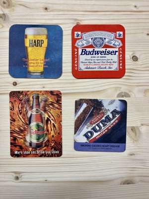 Bierdeckel Deutschland-Europa-Weltweit