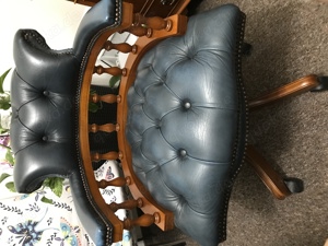 Orginal- aus England Chesterfield (Leder) Bild 4