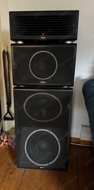 Teufel Power Hifi Stereo ( 2 Türme ) Soundsystem. Neuwertig