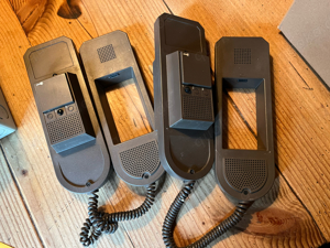 Siedle Sprechanlage, altes Modell, braun