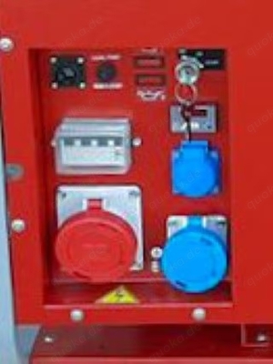 Stromerzeuger Notstromaggregat Benzin 9 KVA 230V AVR Rad E-Start - image 5