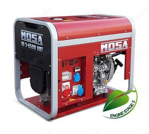 Stromerzeuger Notstromaggregat Benzin 9 KVA 230V AVR Rad E-Start