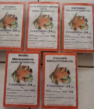 Frostfutter für Zierfische
