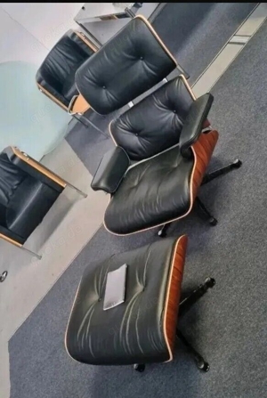 Lounge Chair XL und Ottoman Ink.MwSt