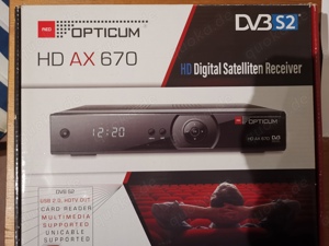 Opticum HD AX670 DIGITAL satelliten Receiver 