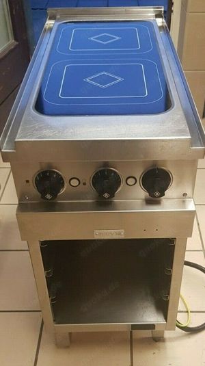 MKN Optima 850 Induktionsherd, 10 kw, 400 V, 40 x 85 x 85 cm BxTxH