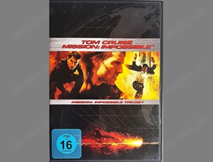 Mission Impossible Trilogy, 3 DVD's, Film 1-3, Tom Cruise, Zustand: sehr gut